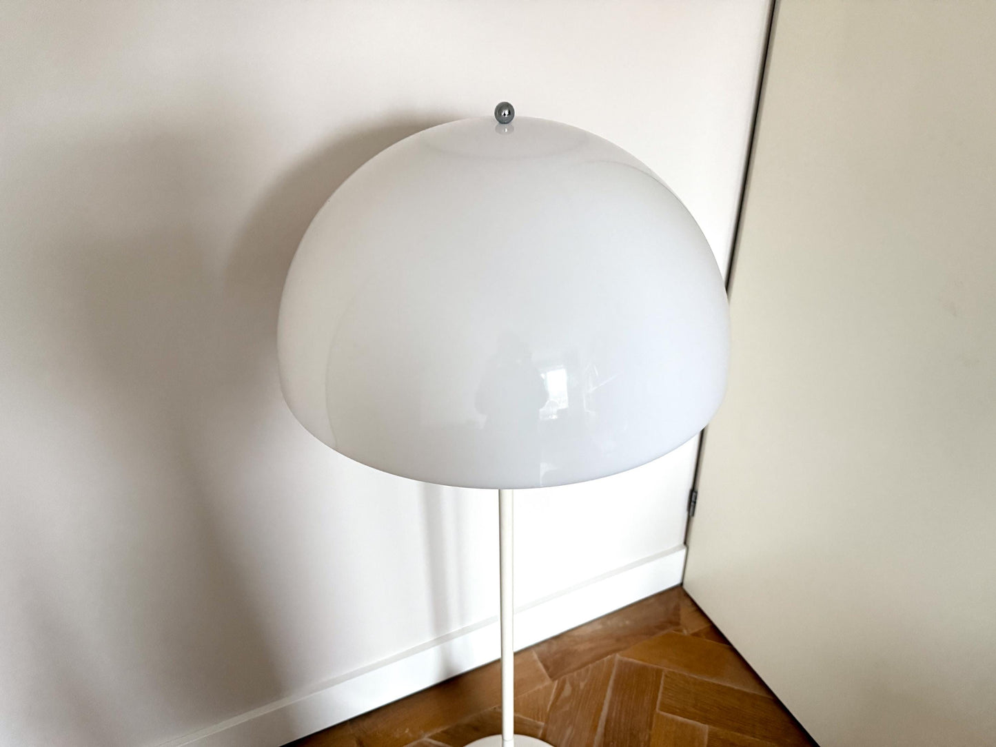 Vintage Authentic Panthella Floor Lamp by Verner Panton for Louis Poulsen, Denmark, 1970s