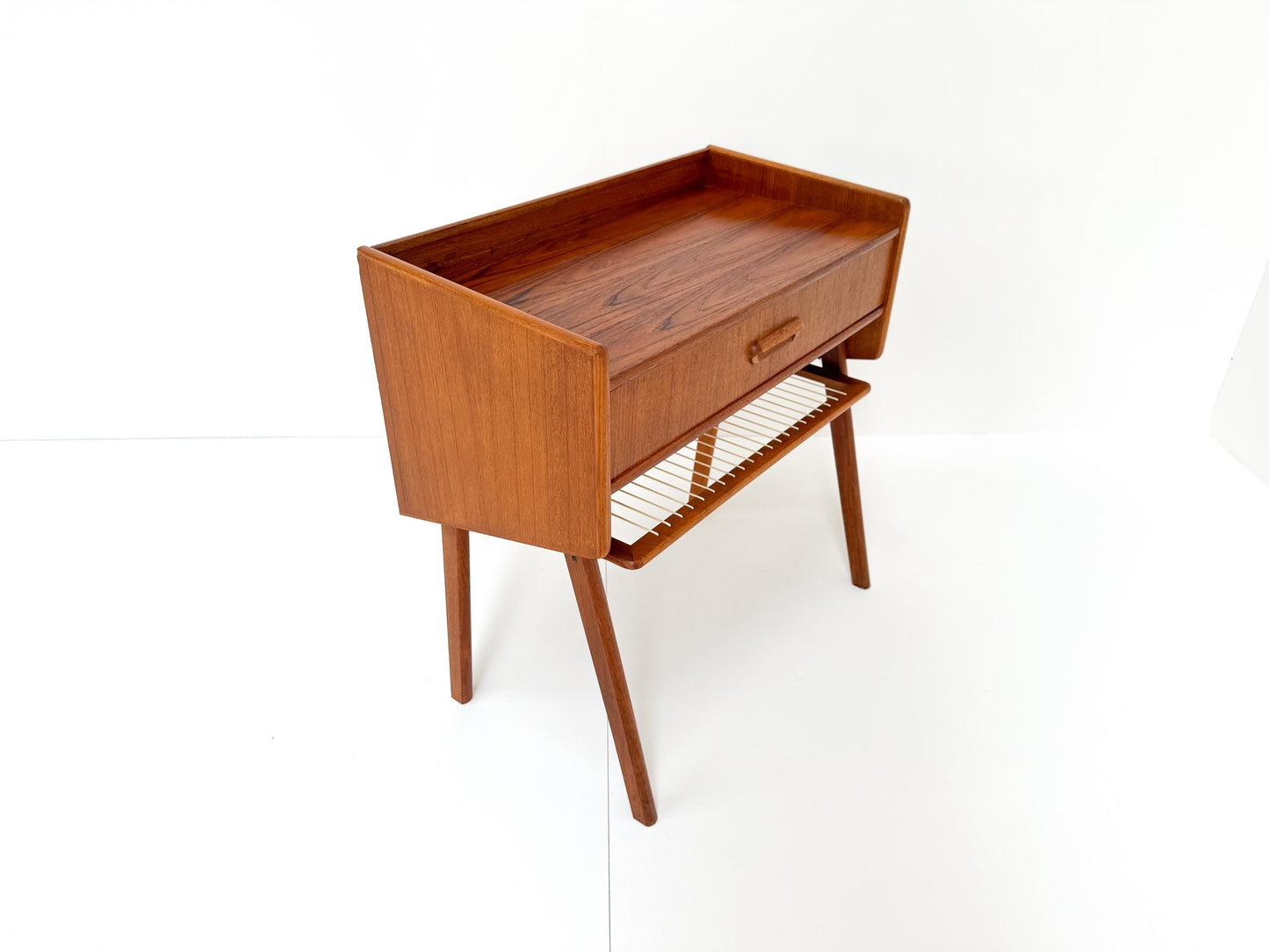 Vintage Mid-Century Modern Teak Nightstand, Denmark, 1960