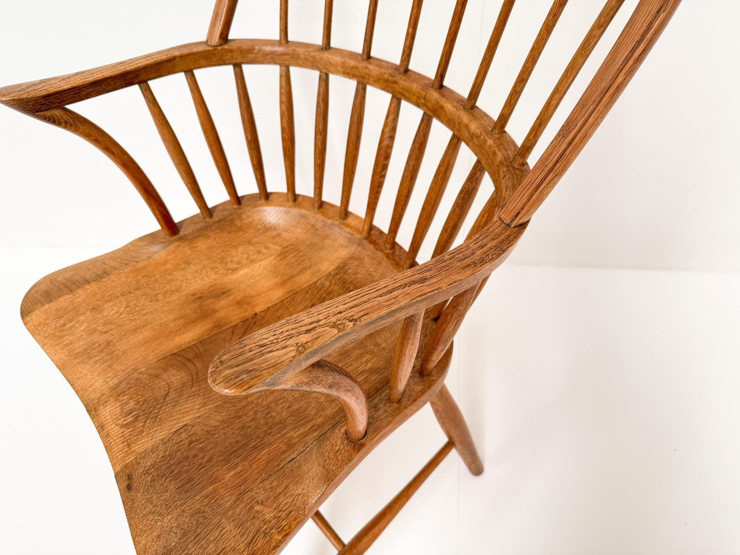 Danish CH18A Oak High Back Chair by Frits Henningsen for Carl Hansen & Søn, 1960s