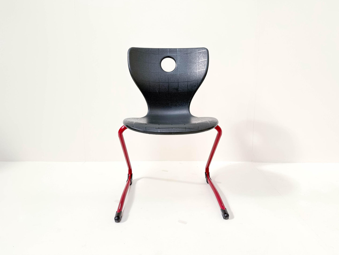 Set of 4 Verner Panton for VS Black School Chairs, 2005