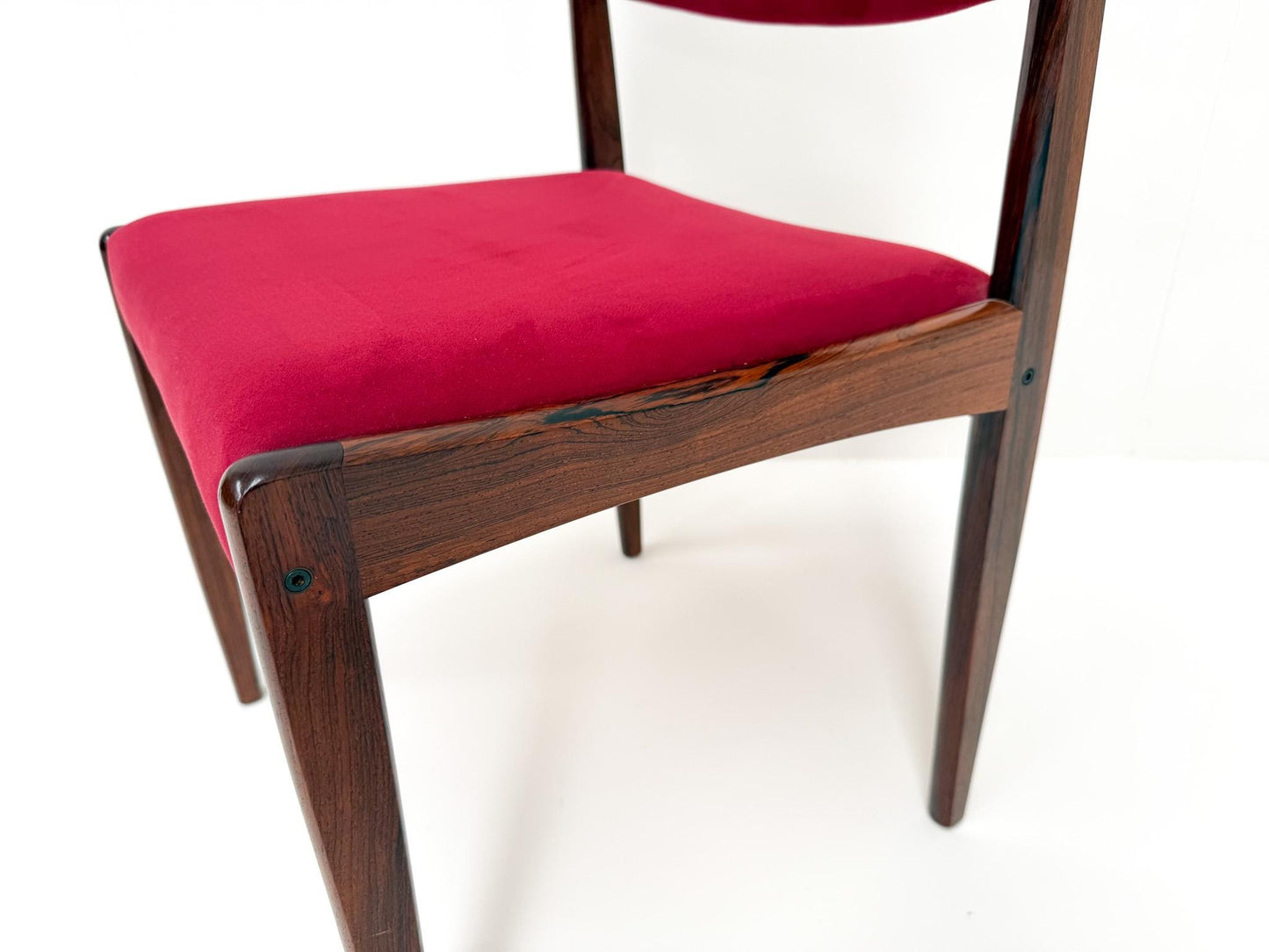 Set of 8 Rosewood Dining Chairs by H.W. Klein for Bramin, 1960s