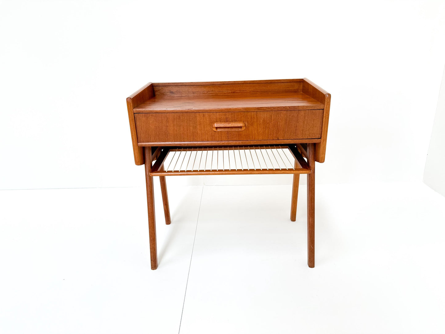 Vintage Mid-Century Modern Teak Nightstand, Denmark, 1960