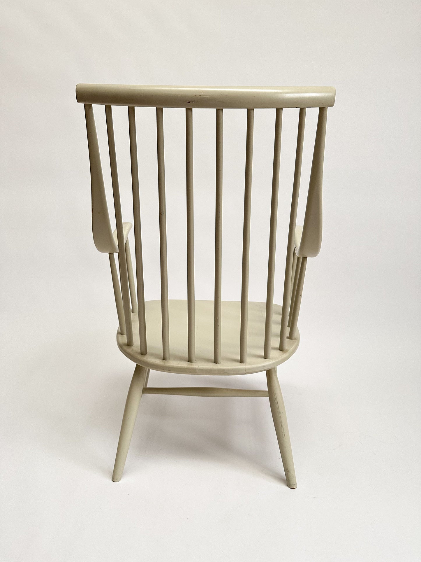 Vintage 1960s "Grandessa" Armchair by Lena Larsson for Nesto, Scandinavian Design, Spindle Back Chair