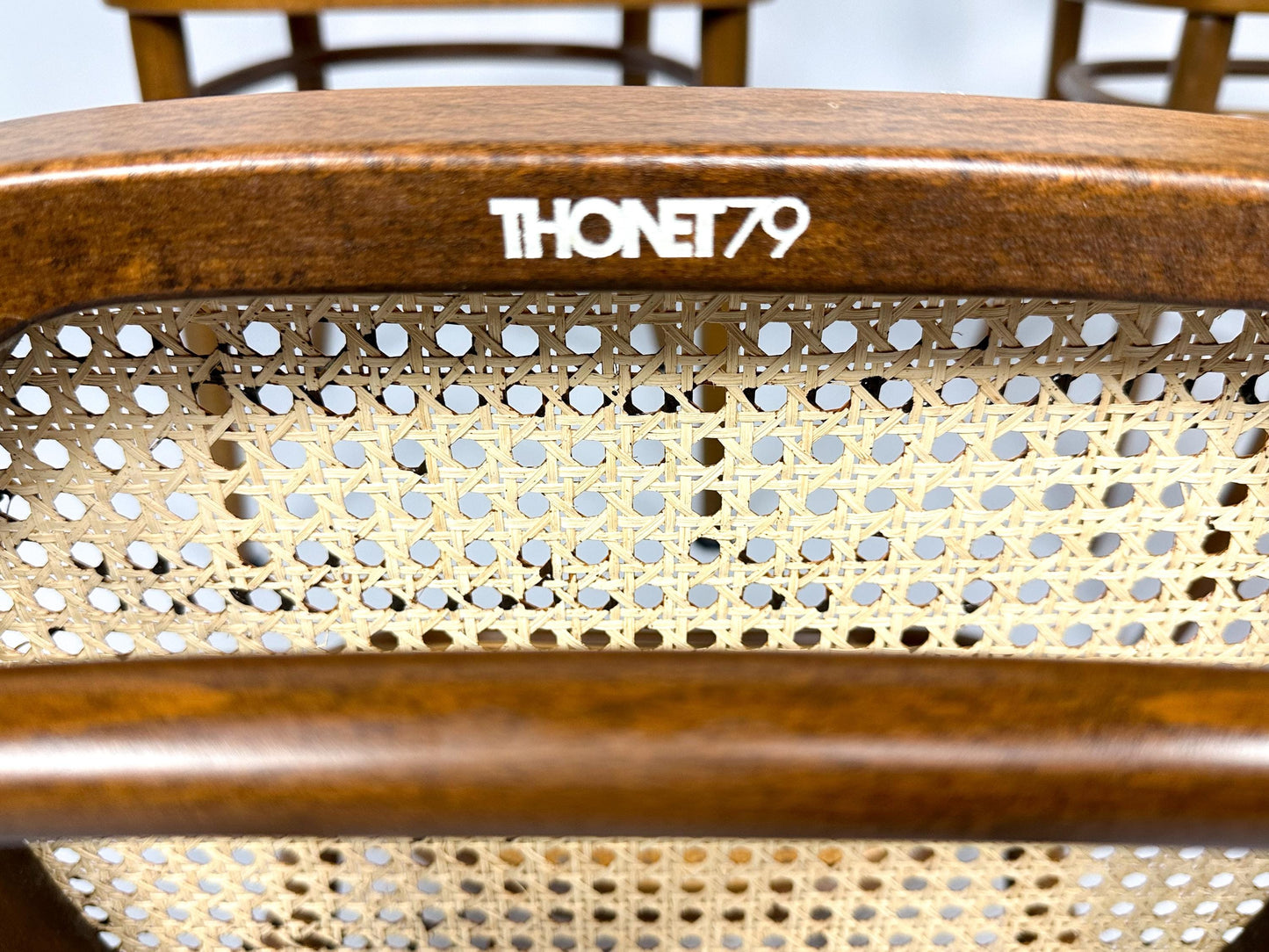 Set of 4 Authentic Thonet Chairs 215 and 215RF, 1970s