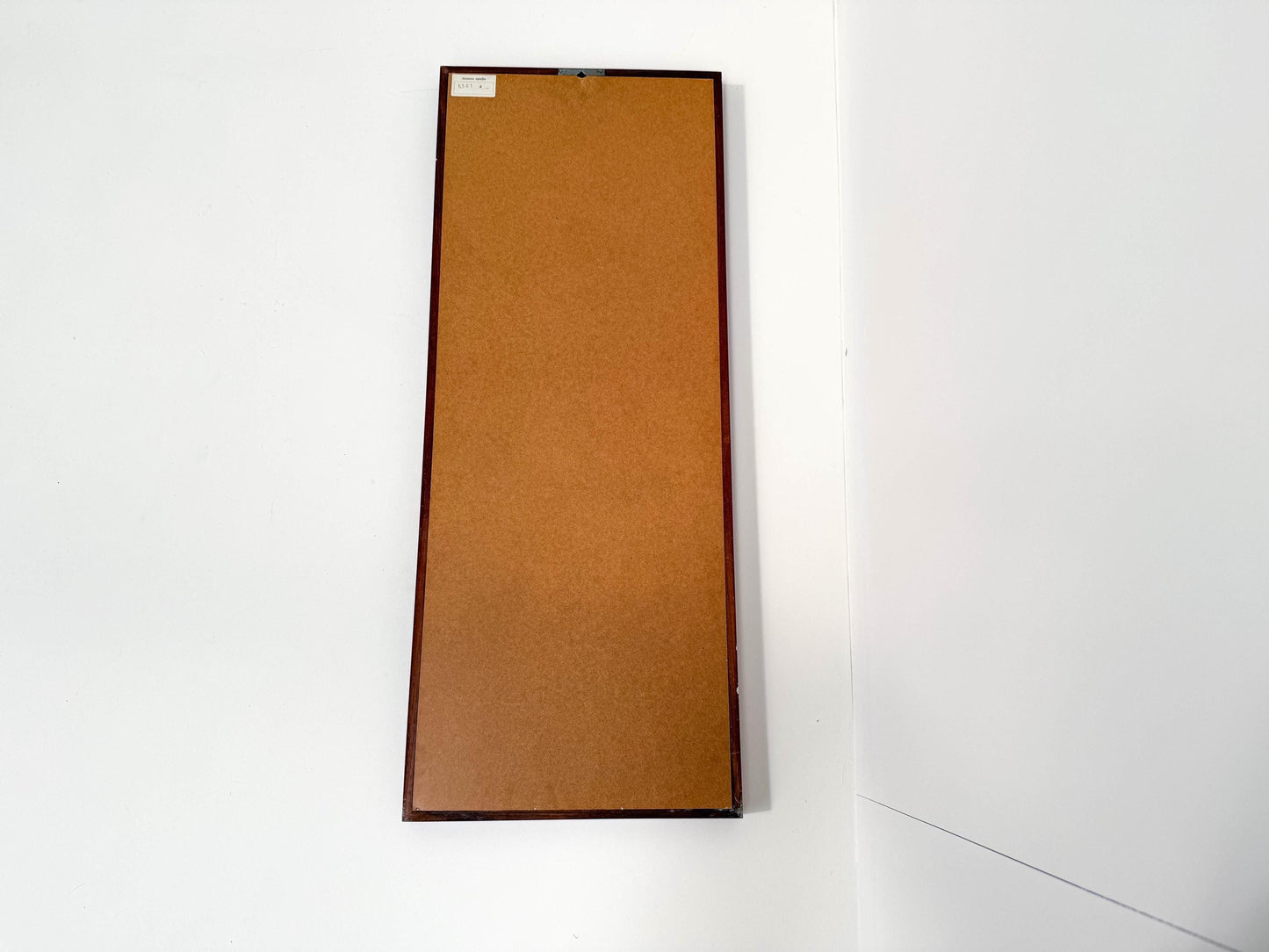 Midcentury Danish Modern Teak Wall Mirror & Shelf by Jansen Spejle