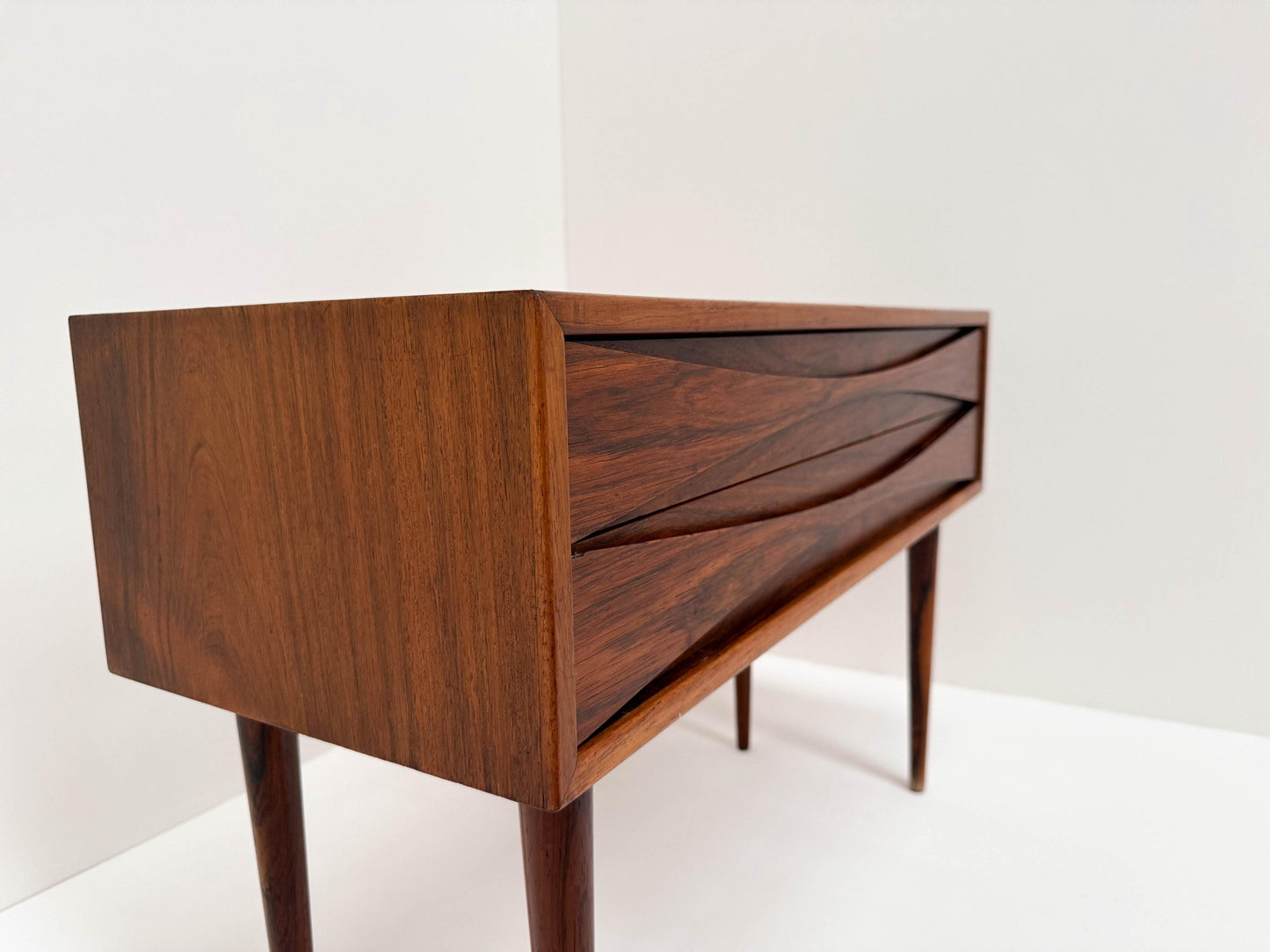 Vintage Danish Rosewood Bedside Chest – Niels Clausen for NC Møbler (1960s)