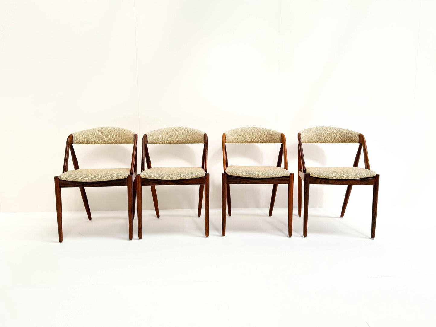 Set of 4 Rosewood Kai Kristiansen Model 31 Dining Chairs