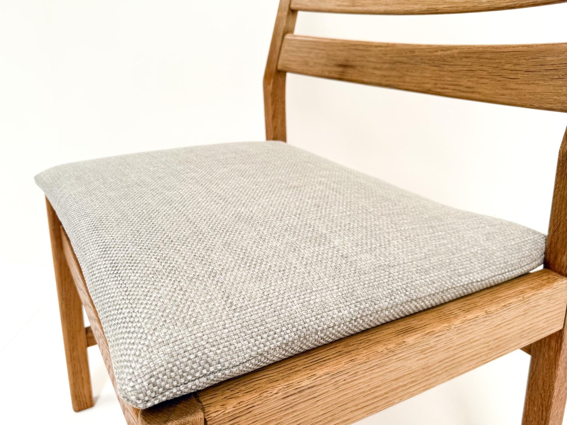 Vintage oak dining chair set Kurt Østervig Danish mid-century style