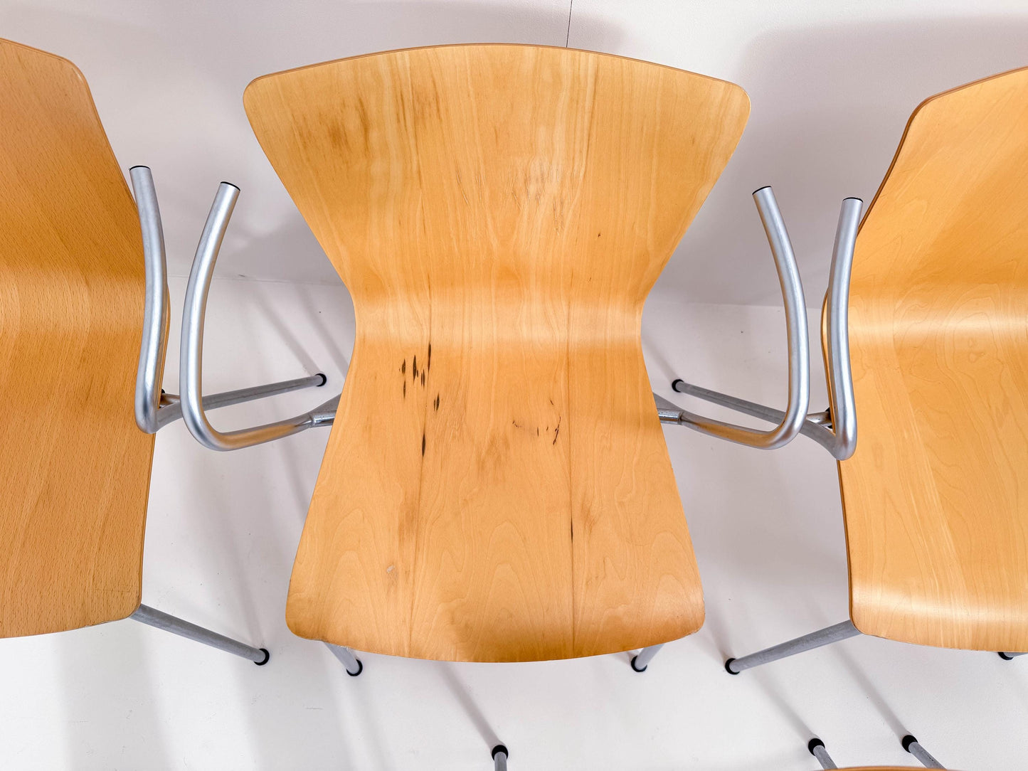 Set of 8 Vico Magistretti “Vico Duo” Armchairs for Fritz Hansen, 1997