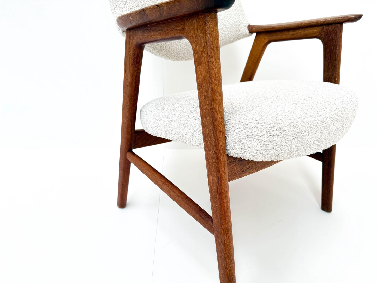 Danish Teak Armchair by Erik Kirkegaard, Model 42, 1960s