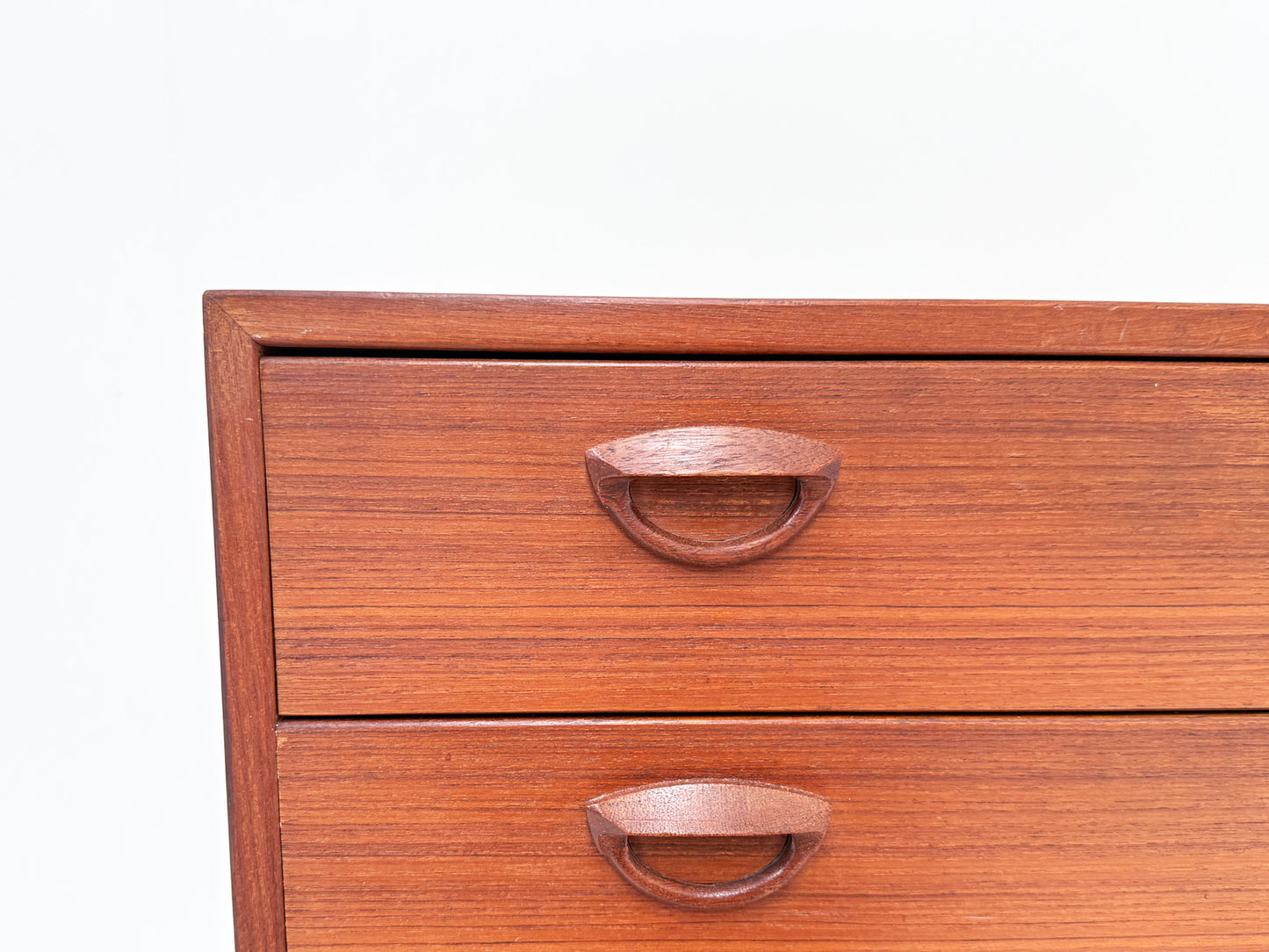 Kai Kristiansen Mid Century Danish Teak 4-Drawer Chest of Drawers, 1960s