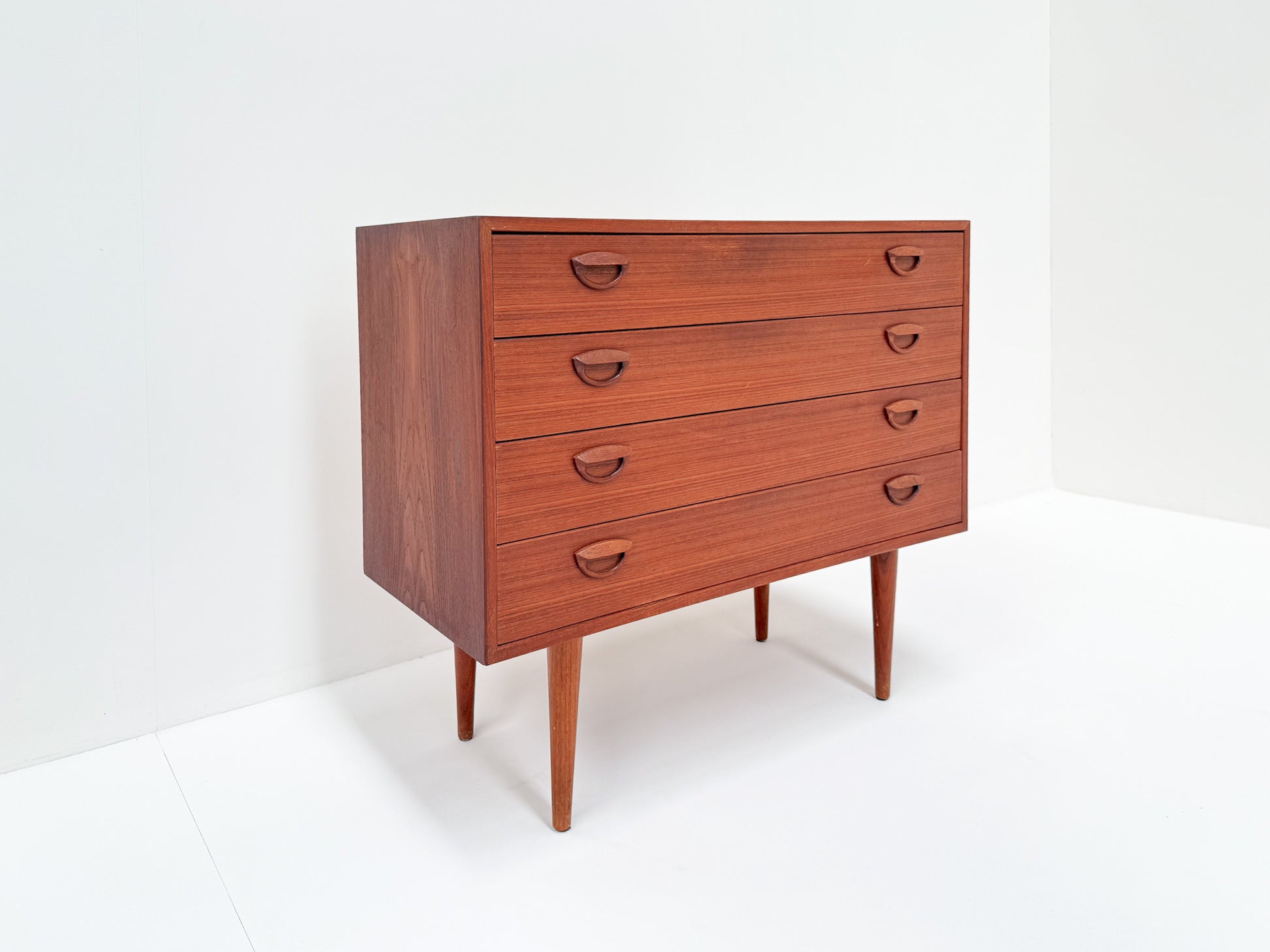Vintage Danish teak dresser Kai Kristiansen mid-century modern