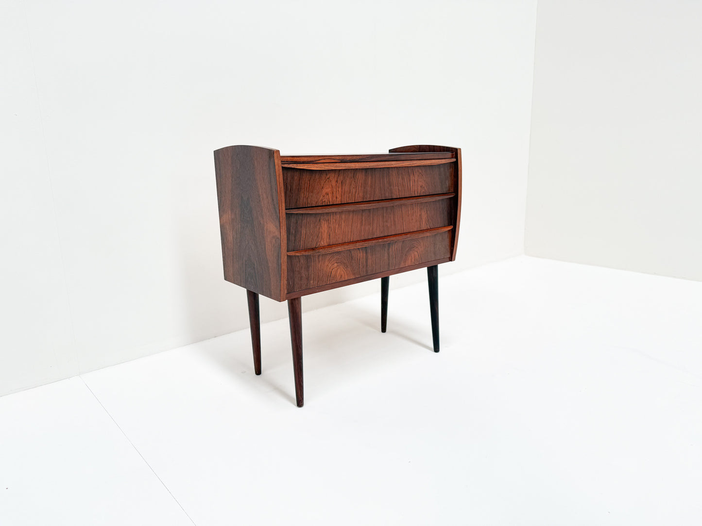 Vintage Danish rosewood dresser mid-century modern furniture