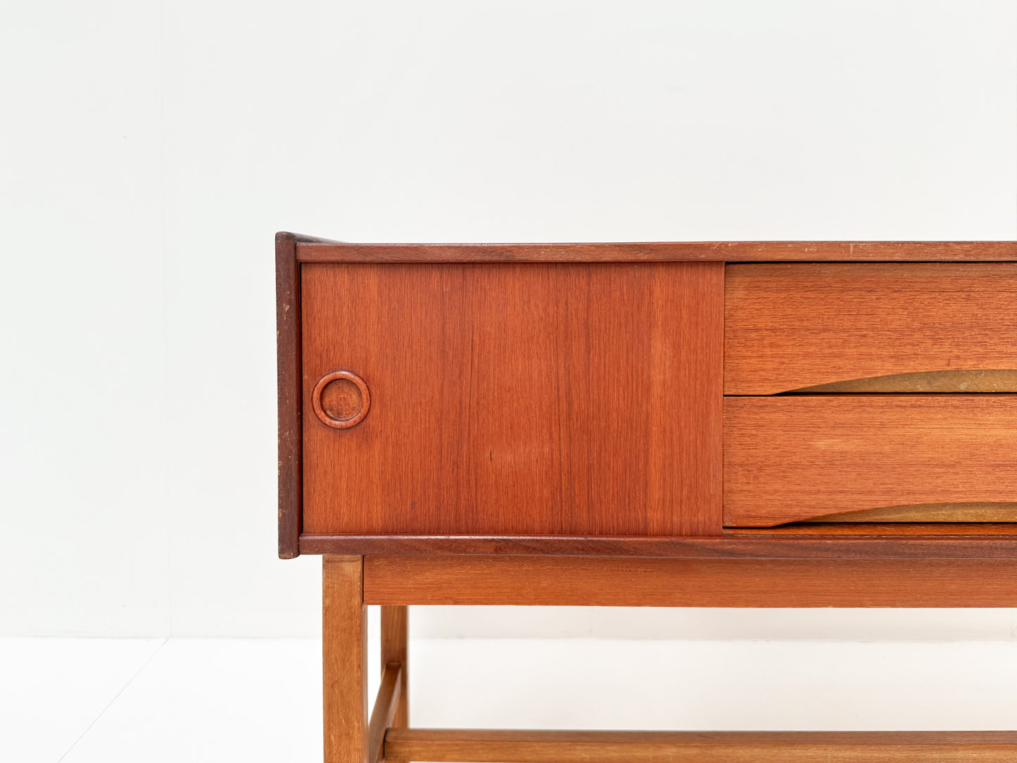 Mid-Century Danish Teak Sideboard with Sliding Doors and Drawers, 1960s
