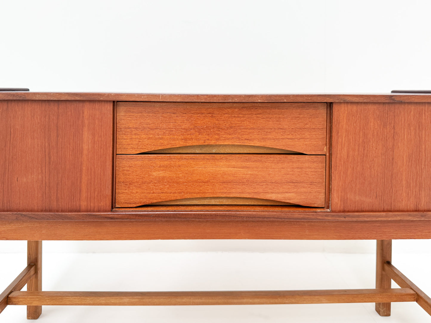 Mid-century modern teak sideboard Denmark vintage 1960s