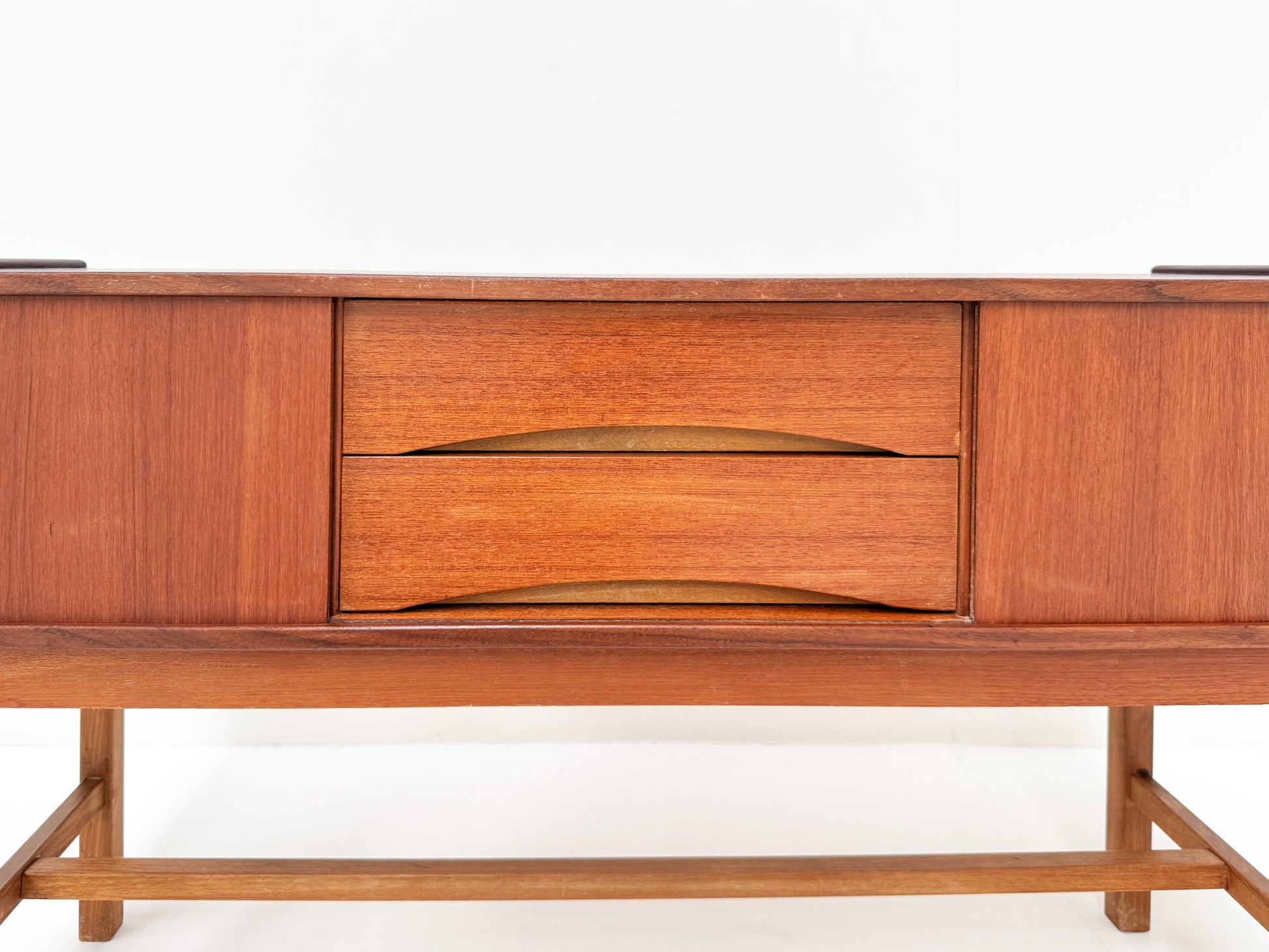 Mid-century modern teak sideboard Denmark vintage 1960s