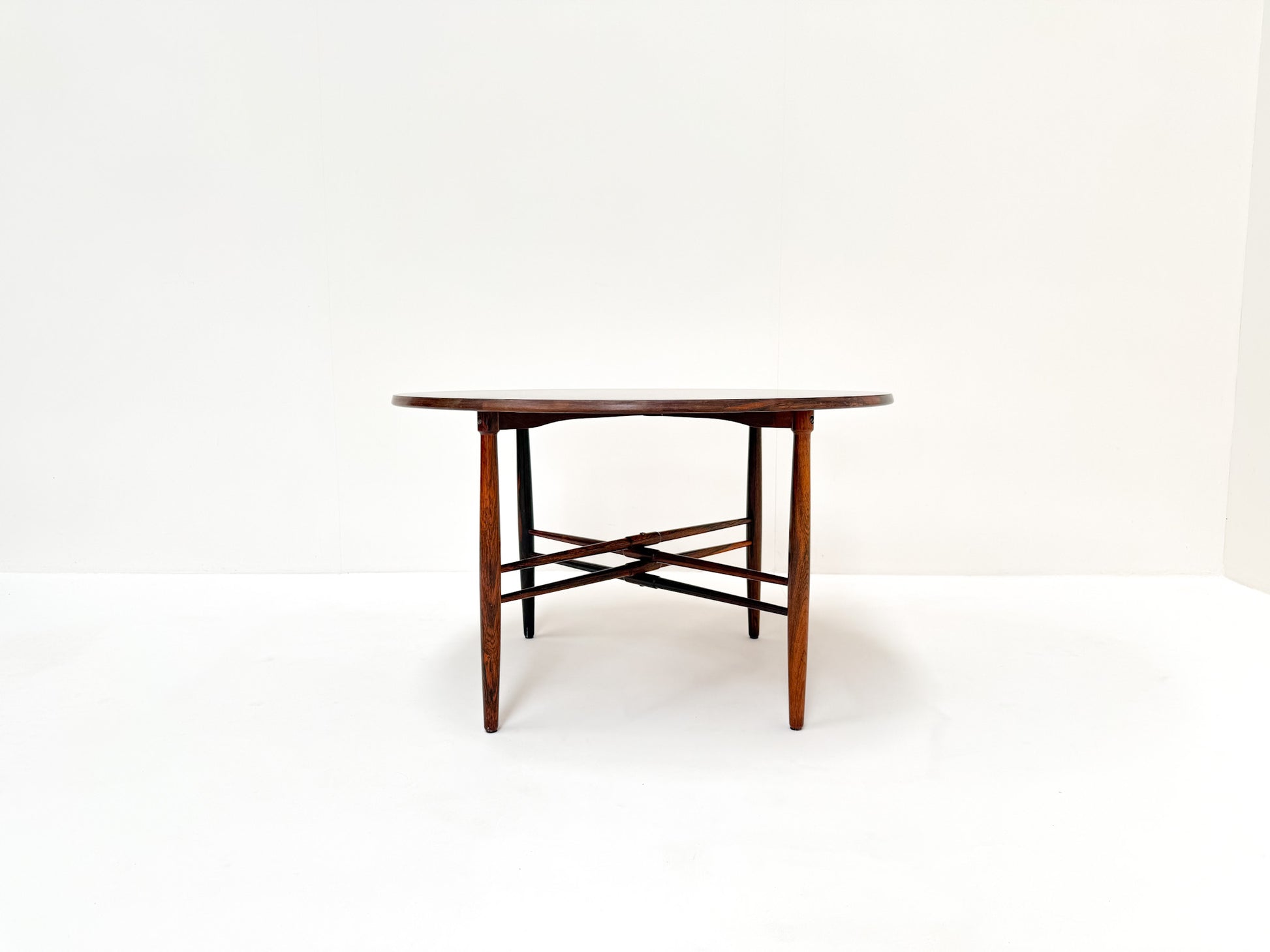 Vintage Danish rosewood table mid-century modern design 1960s
