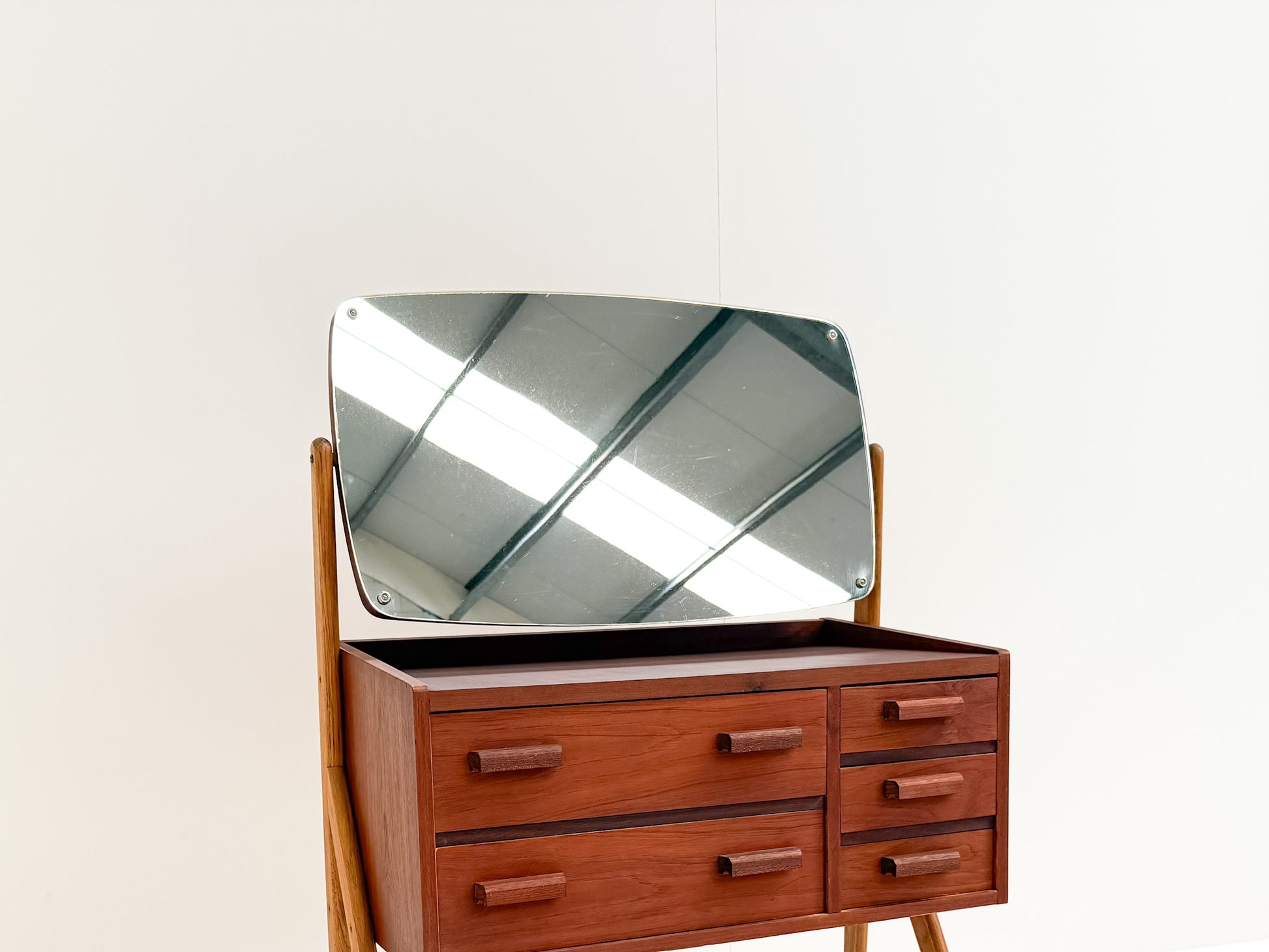 Mid-century modern teak dressing table Danish design 1950s