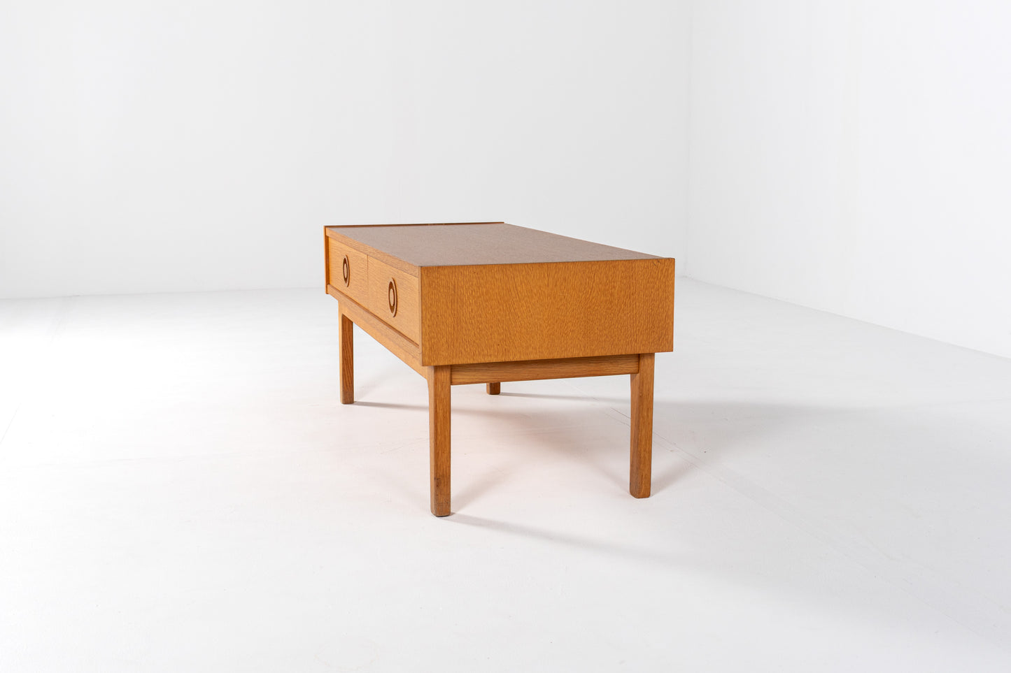 Vintage Danish cabinet side view