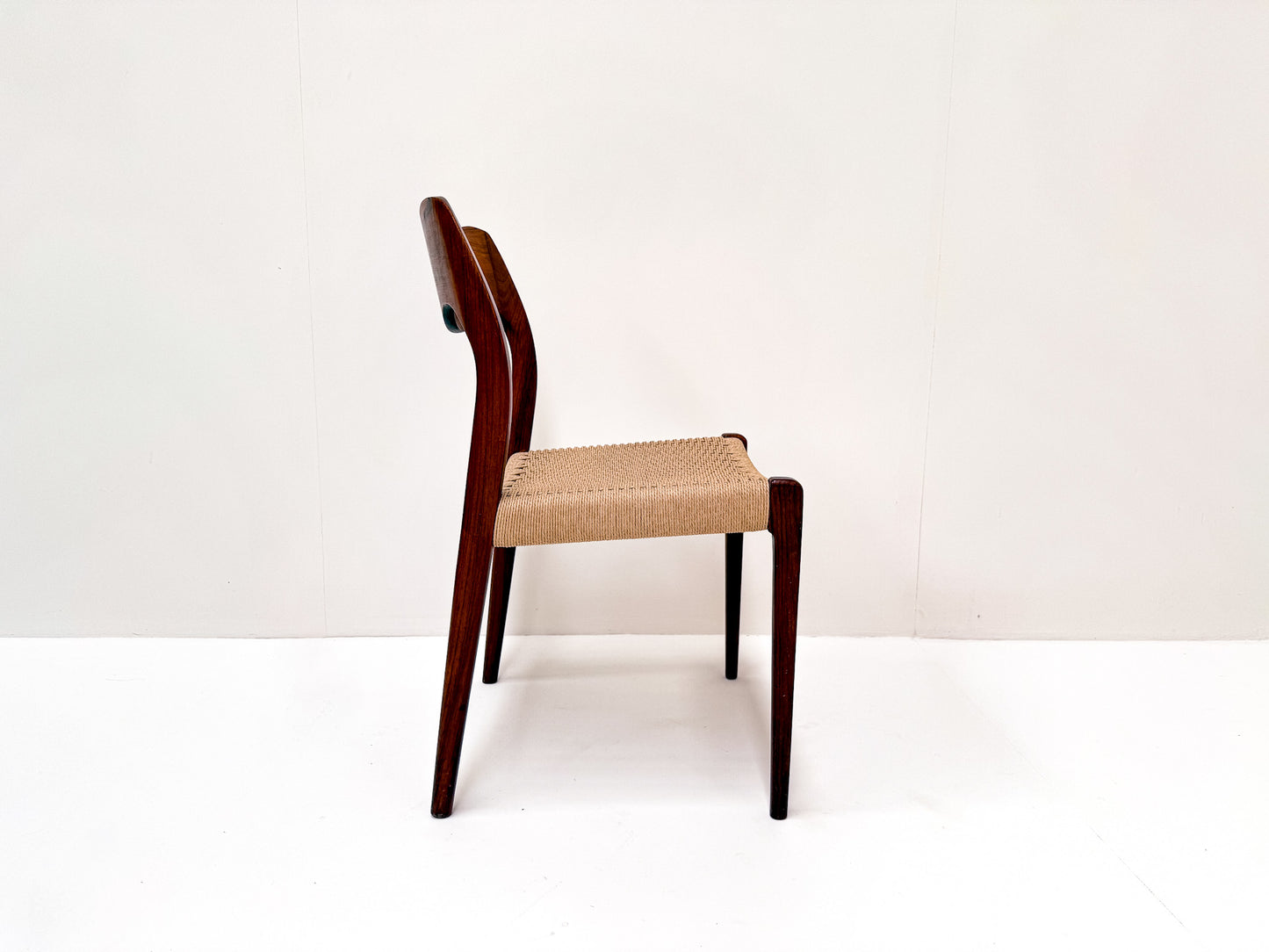 Set of 7 Niels Møller Model 71 Rosewood Dining Chairs, Denmark 1960s