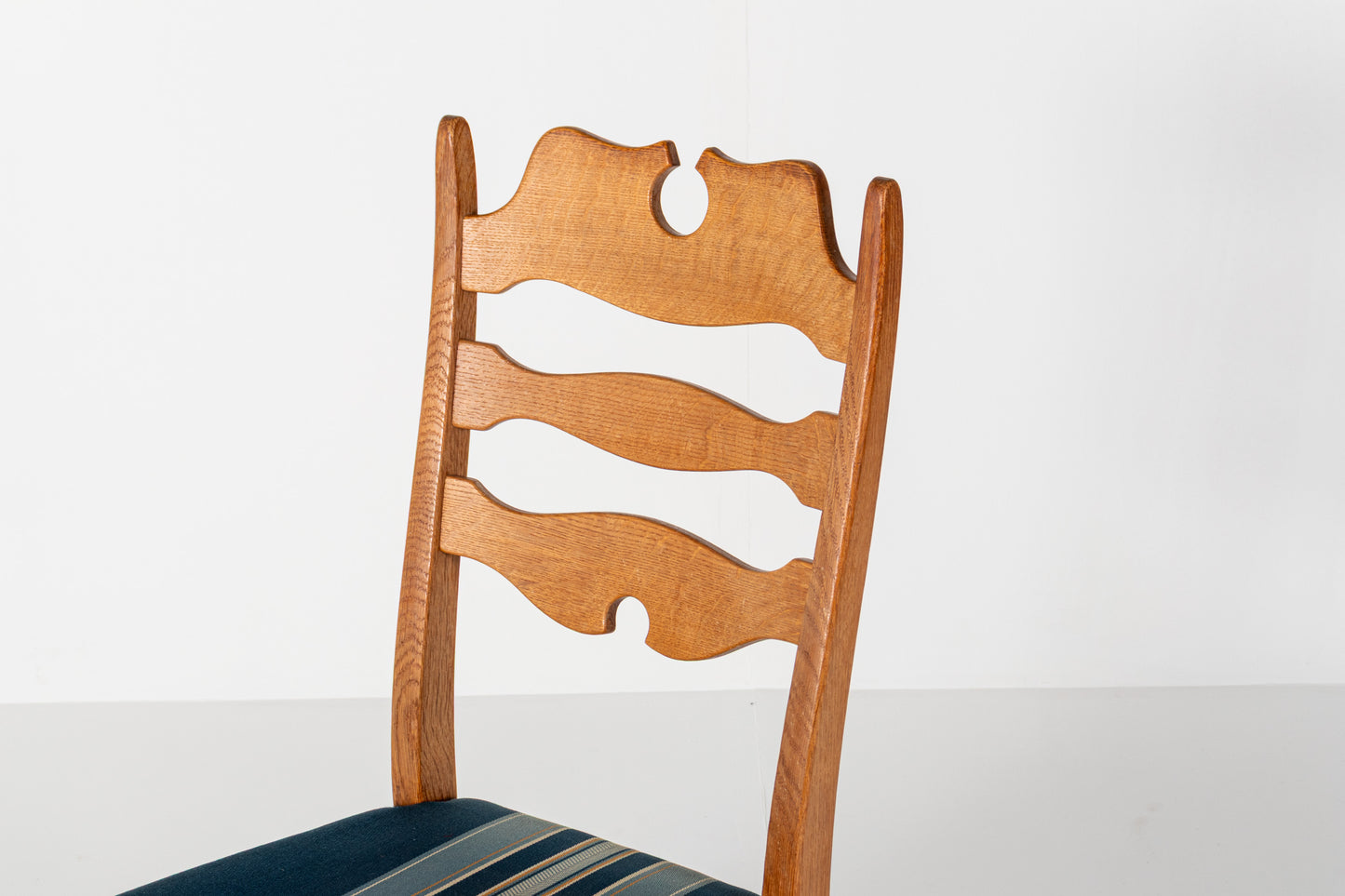 Set of 6 Danish Razorblade Dining Chairs by Henning Kjærnulf, 1970s