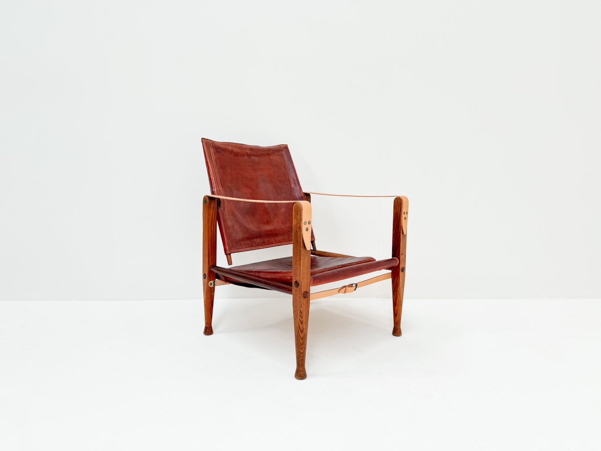 Vintage Kaare Klint KK47000 Safari Chair Rud Rasmussen Denmark
