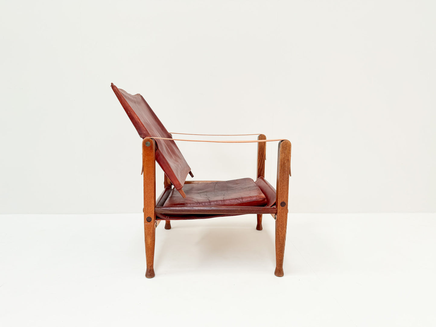 Original Rud Rasmussen safari chair KK47000 Kaare Klint 1960s