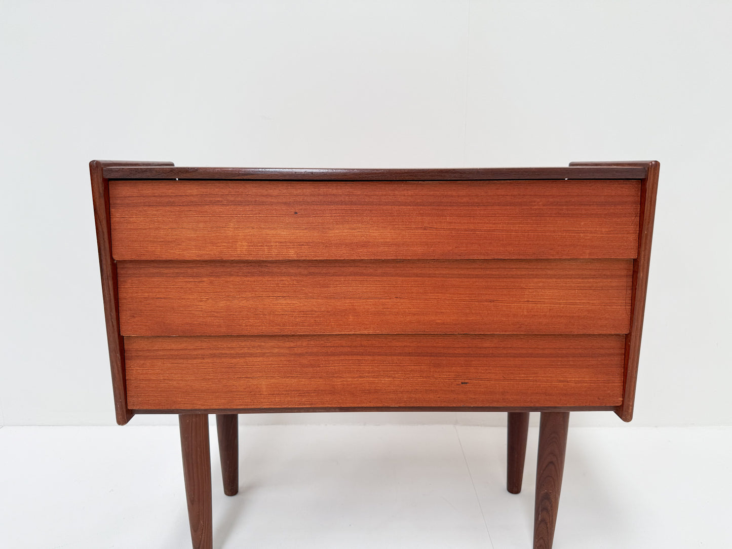 1960s Scandinavian teak chest of drawers Danish vintage design