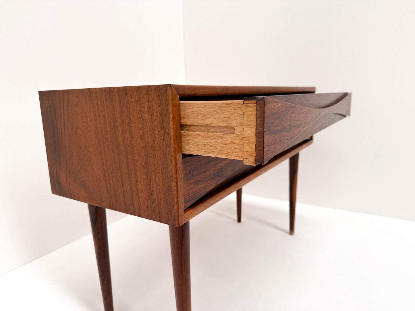 Vintage Danish Rosewood Bedside Chest – Niels Clausen for NC Møbler (1960s)