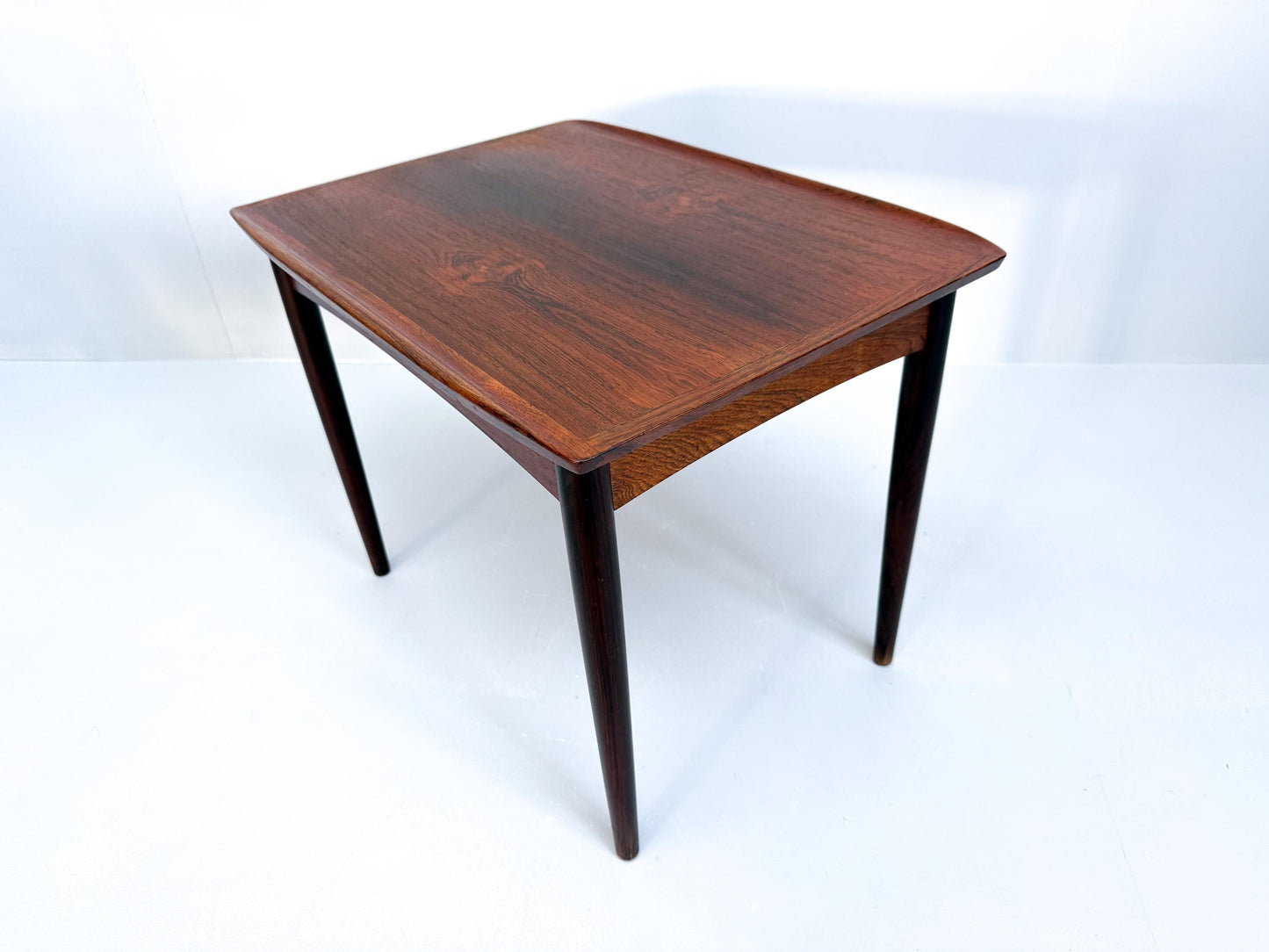 Vintage Mid-Century Rosewood Side Table, Aakjaer Jorgensen for Møbelintarsia, Denmark