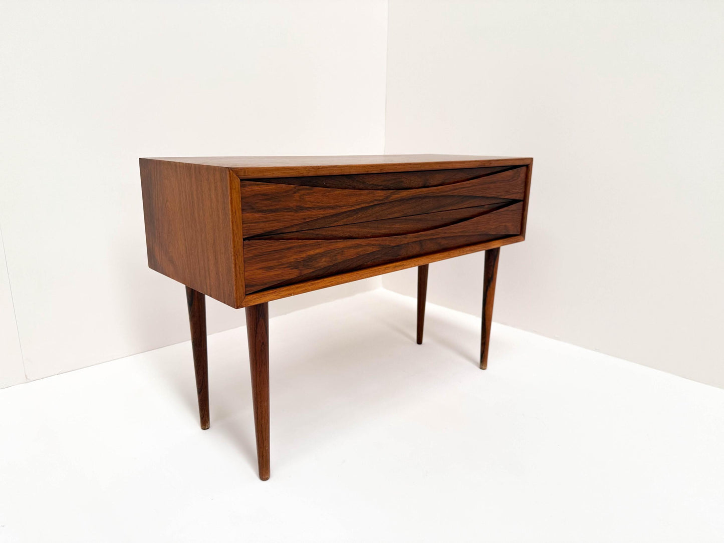 Vintage Danish Rosewood Bedside Chest – Niels Clausen for NC Møbler (1960s)