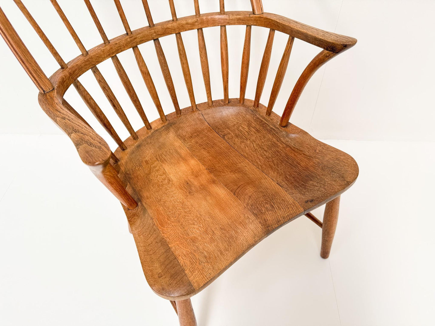 Danish CH18A Oak High Back Chair by Frits Henningsen for Carl Hansen & Søn, 1960s