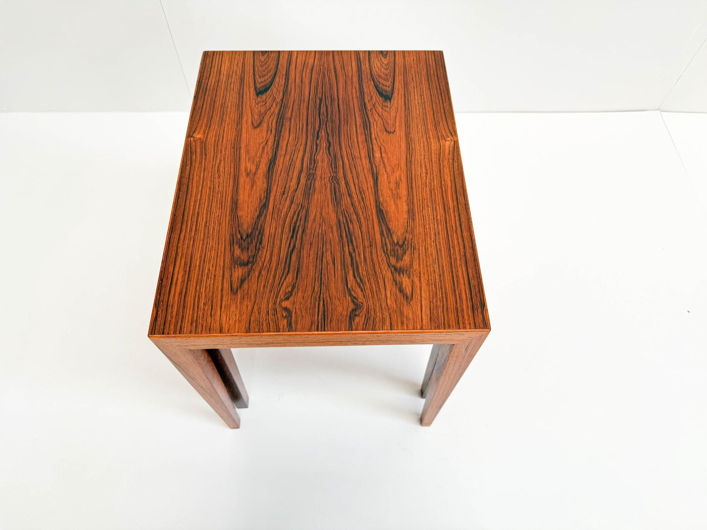 Severin Hansen Rosewood Nesting Tables (Set of 2), Denmark 1960s
