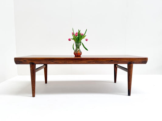 Johannes Andersen Rosewood Coffee Table for CFC Silkeborg, Denmark