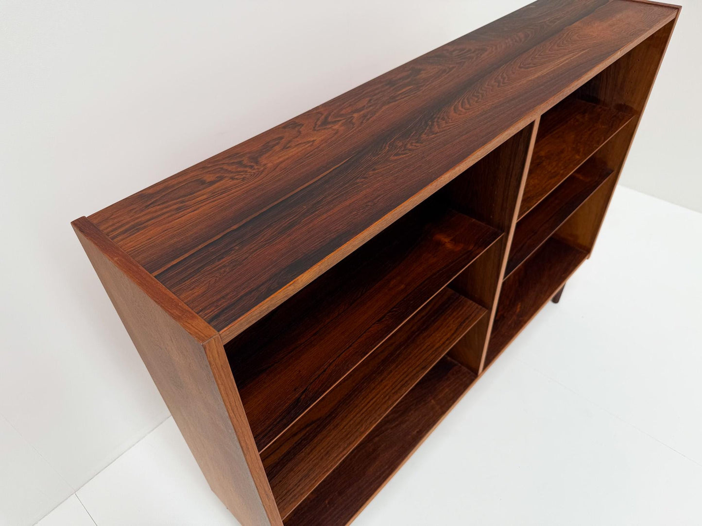 Vintage rosewood display cabinet Scandinavian modern design