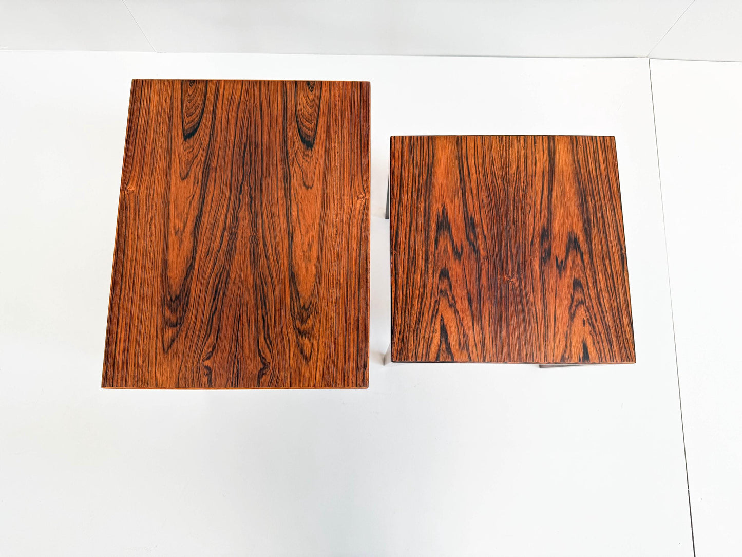 Severin Hansen Rosewood Nesting Tables (Set of 2), Denmark 1960s
