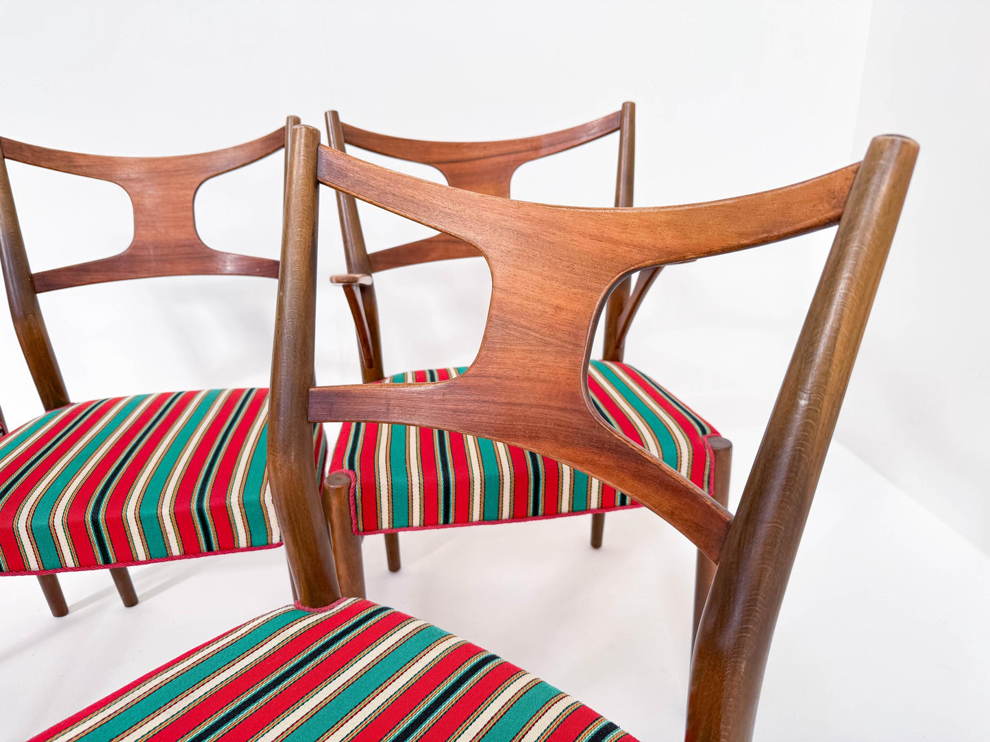 Set of 5 Rare Kurt Østervig Dining Chairs by Randers Furniture