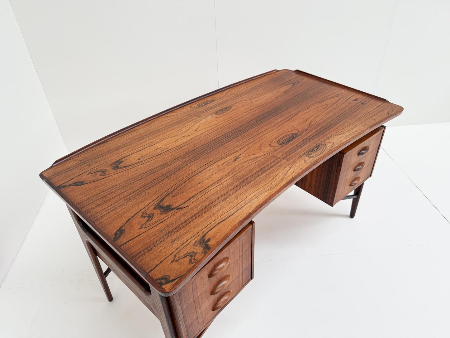 Mid-century modern Danish rosewood furniture Svend Aage Madsen desk