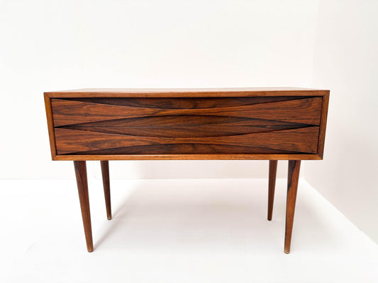 Vintage Danish Rosewood Bedside Chest – Niels Clausen for NC Møbler (1960s)