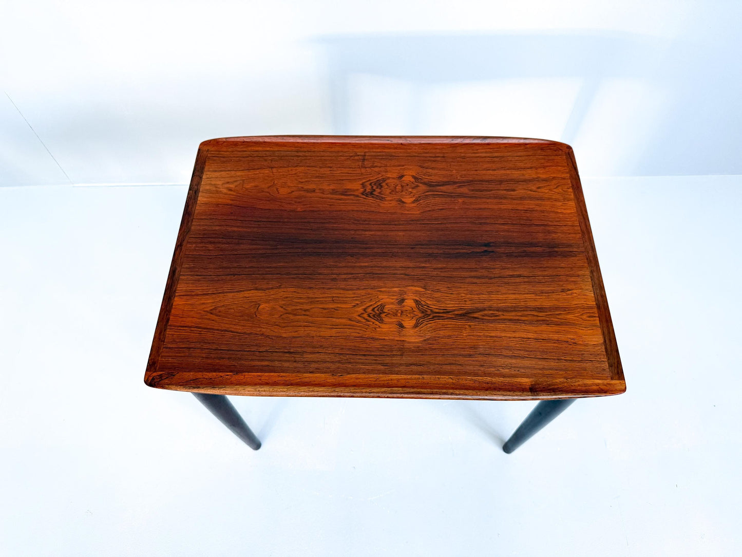 Vintage Mid-Century Rosewood Side Table, Aakjaer Jorgensen for Møbelintarsia, Denmark