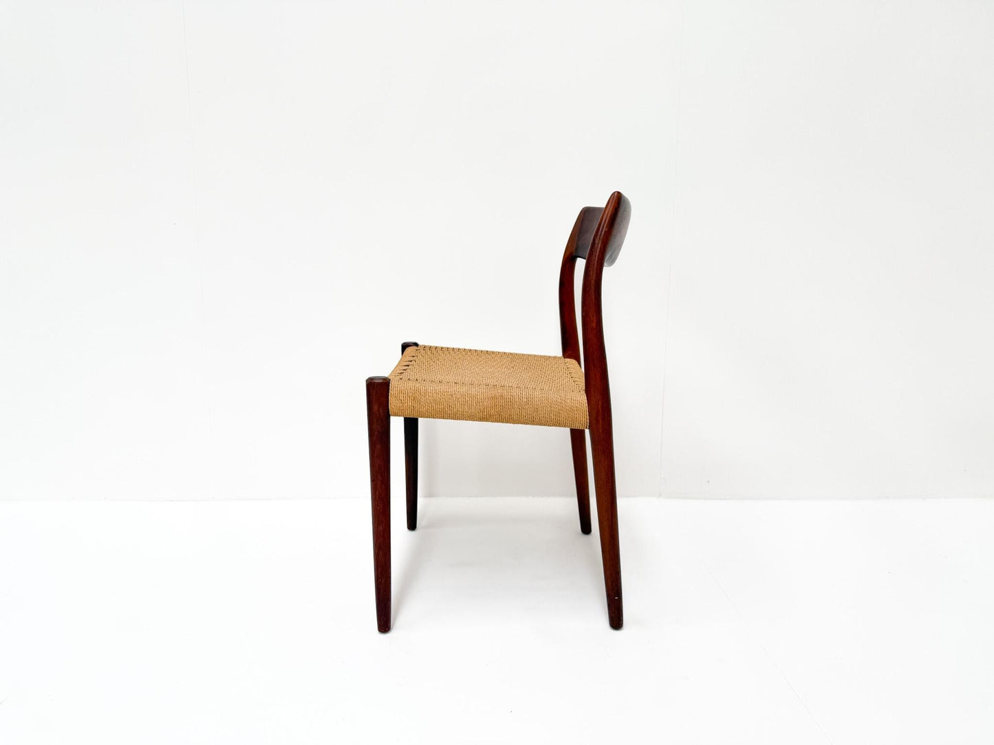 Vintage Danish modern teak chairs set of 4 Niels Otto Møller