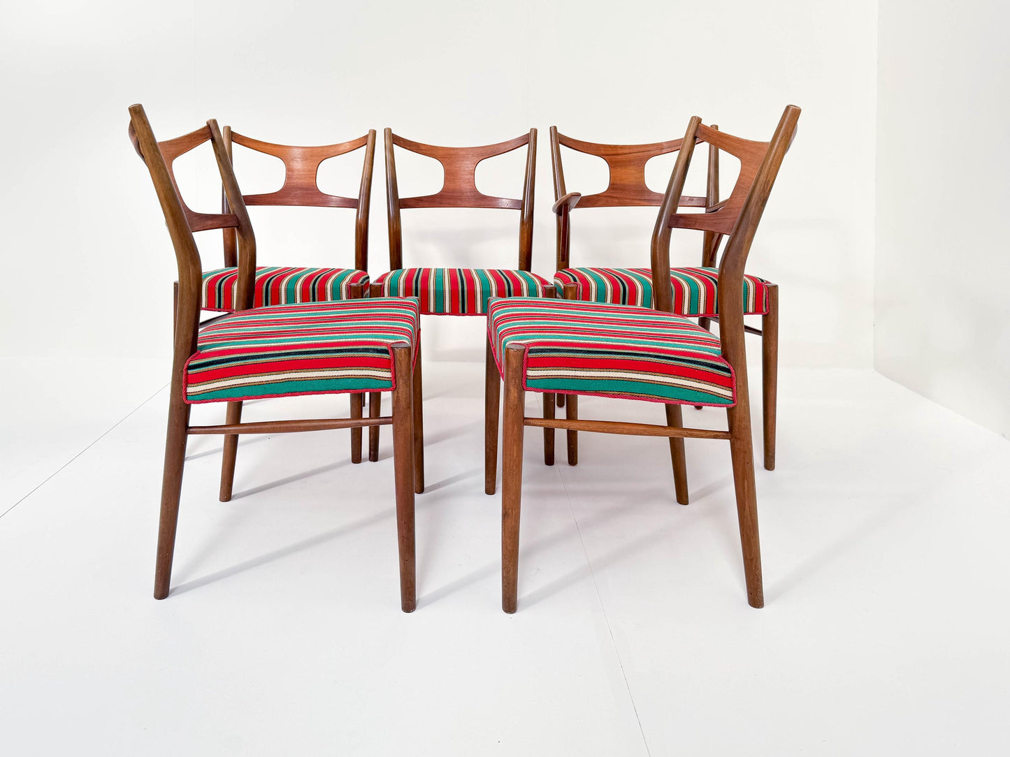 Set of 5 Rare Kurt Østervig Dining Chairs by Randers Furniture