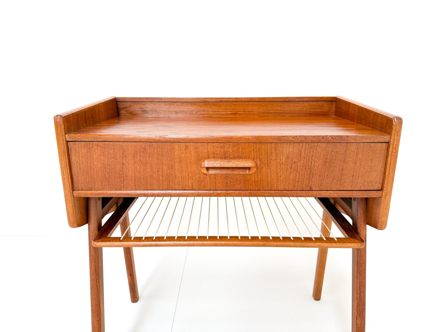Vintage Mid-Century Modern Teak Nightstand, Denmark, 1960
