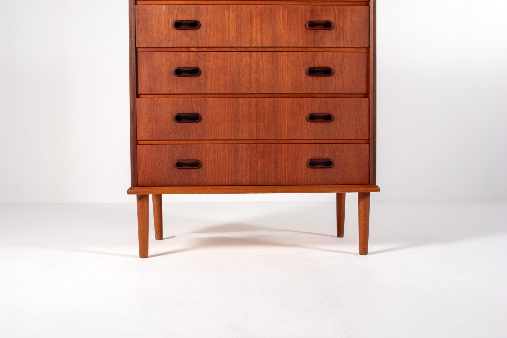 Mid-century modern teak chest of drawers, Scandinavian design, 1960s