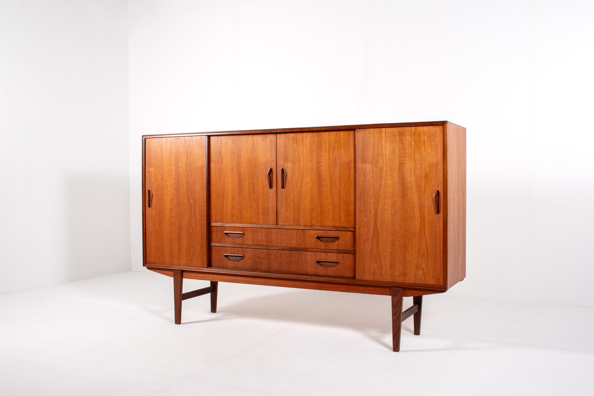 Danish mid-century teak sideboard by P. Westergaard Møbelfabrik