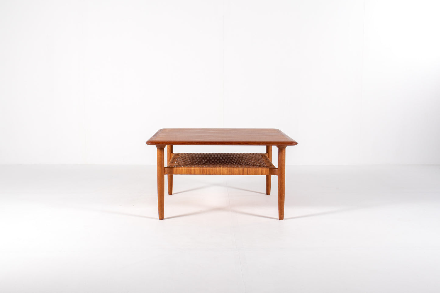Danish mid-century square teak coffee table by Kurt Østervig, 1960s