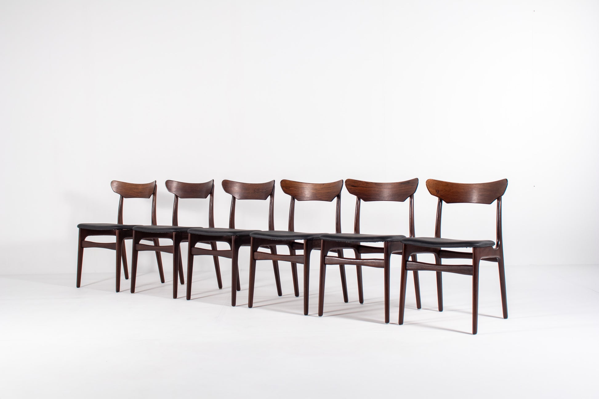 Set of 6 Schiønning & Elgaard Rosewood Dining Chairs