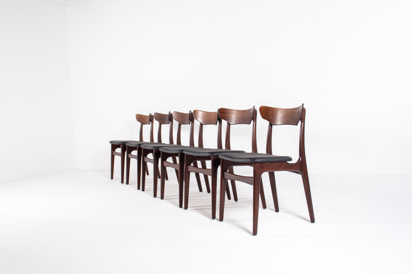 Set of 6 Schiønning & Elgaard Rosewood Dining Chairs