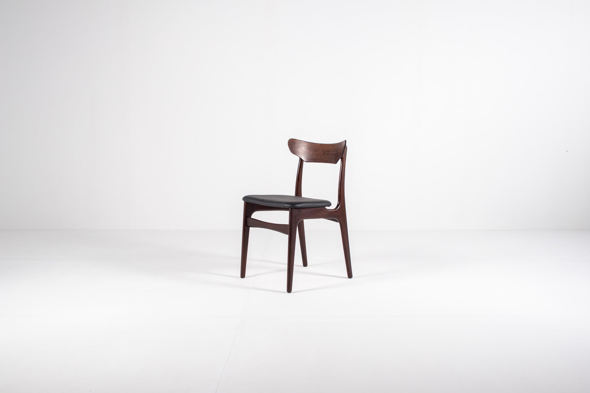 Schiønning & Elgaard Rosewood Dining Chair, Danish mid century chair 