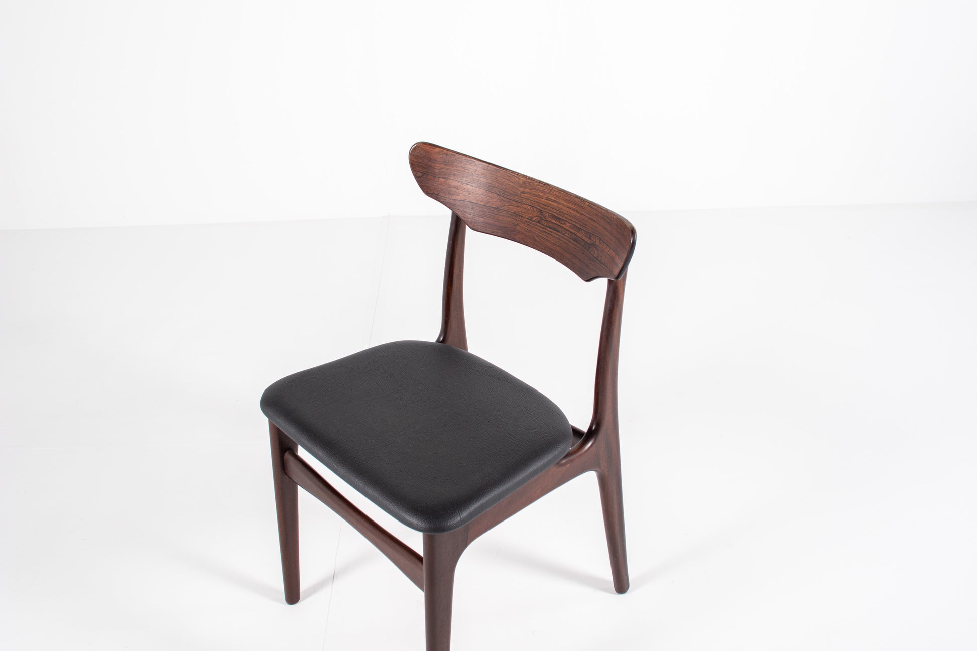 Schiønning & Elgaard Rosewood Dining Chair, Danish mid century chair 